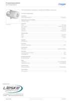 Datasheet for Hager WTF5285WG2, EAN: 3250610090169