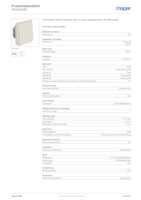 Datasheet for Hager WNA042B, EAN: 3250610107720