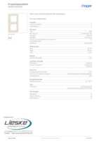 Datasheet for Hager WWD1200WP, EAN: 3250610093511