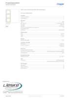 Datasheet for Hager WWD1300WP, EAN: 3250610093528