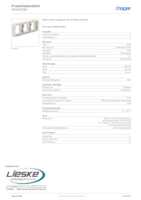 Datasheet for Hager WNA403B, EAN: 3250617175432