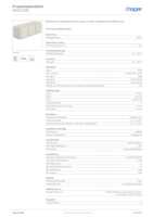 Datasheet for Hager WNC123B, EAN: 3250617171250