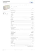 Datasheet for Hager WNC126B, EAN: 3250610102190