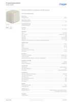 Datasheet for Hager WNC140B, EAN: 3250610102213