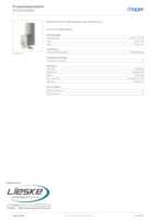 Datasheet for Hager WTA6200WG, EAN: 3250610090732