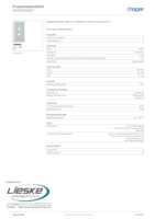 Datasheet for Hager WZD6200GT, EAN: 3250610093498