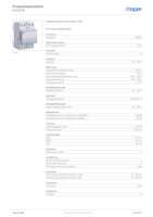 Datenblatt zu Hager ESC441, EAN: 3250612401369
