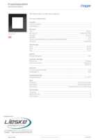 Datenblatt zu Hager WAD8120GBG, EAN: 3250610153079