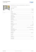 Datasheet for Hager ZAK101GA5, EAN: 3250610136003