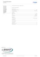 Datasheet for Hager GP110P, EAN: 3250612960248