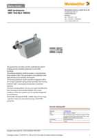Datasheet for Weidmüller 1788800000, EAN: 4032248206346