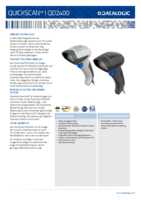 Datasheet for Datalogic STD-QD24-BK