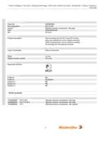 Datenblatt zu Weidmüller 0293800000, EAN: 4008190042356