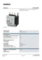 Datasheet for Siemens 3RU11364FB0, EAN: 4011209300675