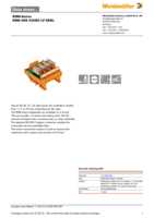 Datasheet for Weidmüller 1113361001, EAN: 4032248036288