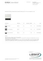Datasheet for Gira 068266, EAN: 4010337682660