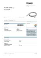 Datasheet for Phoenix Contact 2832289, EAN: 4046356044011