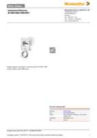 Datasheet for Weidmüller 8892670000, EAN: 4032248641123