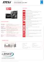 Datenblatt zu MSI 7D98-007R, EAN: 4711377086561