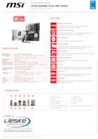 Datasheet for MSI 7D98-043R, EAN: 4711377247900