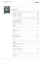 Datasheet for Hager HNB126H, EAN: 3250613347796