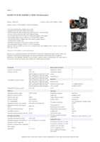 Datasheet for Gigabyte B760 GAMING X GEN5, EAN: 4719331872120