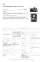 Datasheet for Gigabyte B760 G X WF6E GEN5, EAN: 4719331871673