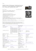 Datasheet for Gigabyte B760M H V2, EAN: 4719331878054