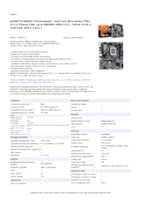 Datasheet for Gigabyte B860M E, EAN: 4719331868260