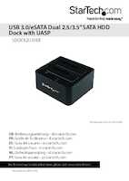 Datasheet for Startech.com SDOCK2U33EB, EAN: 0065030855891
