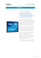 Datenblatt zu Iiyama TF1734MC-B8X, EAN: 4948570127818