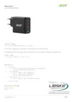 Datasheet for Acer ZL.ADTCC.00J, EAN: 4711721041420