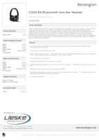 Datasheet for Kensington K97467WW, EAN: 0085896012917