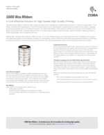 Datasheet for Zebra 01600BK11045