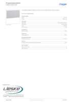 Datasheet for Hager FB6013027035, EAN: 4012740137614