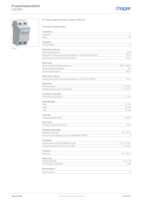 Datenblatt zu Hager L502PV, EAN: 3250614124822