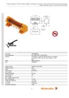 Datenblatt zu Weidmüller 1643350000, EAN: 4008190282110