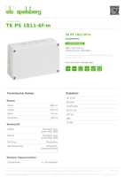 Datenblatt zu Spelsberg 10541401, EAN: 4013902947188