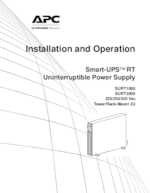 Datasheet for APC SURT1000XLI-NC, EAN: 0731304324201