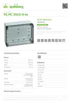 Datenblatt zu Spelsberg 20100901, EAN: 4013902814114