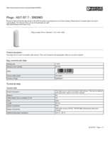 Datasheet for Phoenix Contact 3063963, EAN: 4046356301428