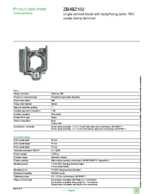 Datasheet for Schneider Electric ZB4BZ102, EAN: 3389110889383