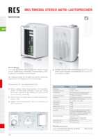 Datenblatt zu RCS Audio-Systems PBA-040 W, EAN: 4250458262031