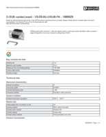 Datasheet for Phoenix Contact 1688829, EAN: 4017918822958