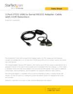 Datasheet for Startech.com ICUSB2322F, EAN: 0065030843492