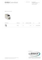 Datenblatt zu Gira 574000, EAN: 4010337463788