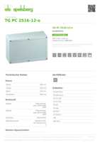 Datasheet for Spelsberg 20091201, EAN: 4013902996421