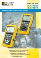 Datasheet for Chauvin Arnoux P01160621