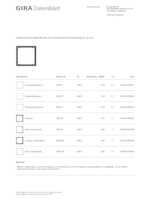 Datasheet for Gira 028328, EAN: 4010337283287