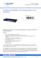 Datasheet for Allnet ALL-SG8208M, EAN: 4038816026743